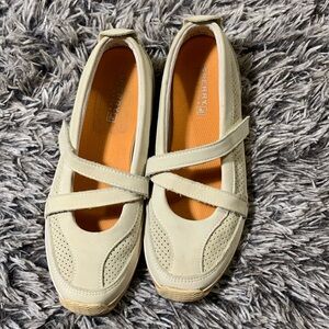 Sperry Top Sider Casual Shoes Women’s Size 7M Cream and Orange